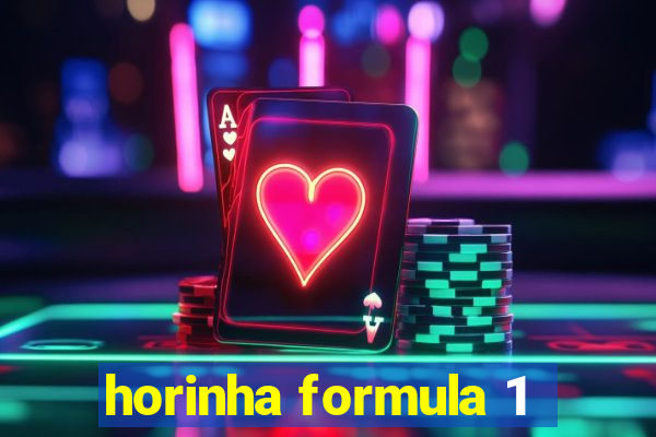 horinha formula 1